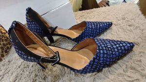 Women Leather Heel Sandal