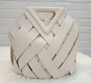 Woven PU Leather Crossbody Bag