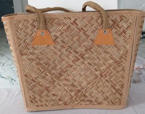 Handcrafted Stylish Sital Pati Woven Hand Bag