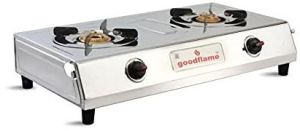 2B Chef Plus Goodflame 2 Brass Burner Gas Stove