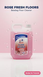 5 Litre Beadag Rose Liquid Floor Cleaner
