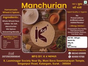 Homemade Manchurian Masala Khakhra