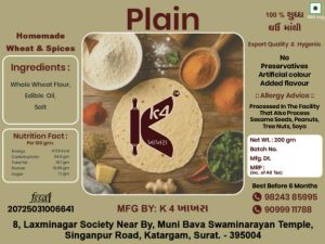 Pure Plain Wheat Khakhra