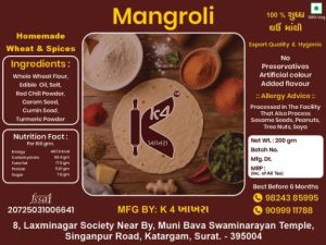 Traditional Mangroli Masala Khakhra