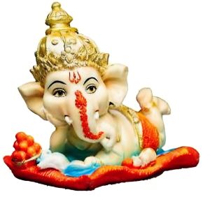 Baby Bal Ganesha Blessing Idol Showpiece
