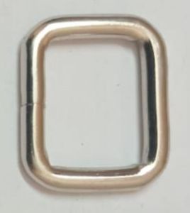 D Ring Rectangle Iron 25 Mm in Nickle