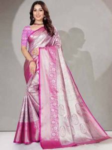 Floral Kanchipuram Silk Saree