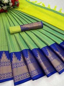 Temple Border Kanchipuram Saree