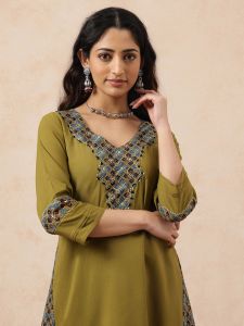 Cotton Premium Kurti Pant Set