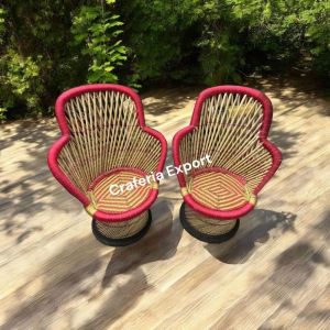 Outdoor Bamboo Chair Set