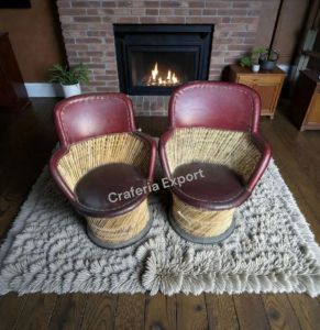 Stylish Bamboo Chair Set