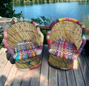 Durable Bamboo Chair Set