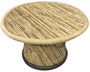 Round Bamboo Table