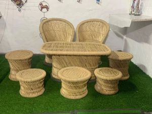 Natural Bamboo Furniture Set