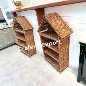 Cane Hut Shaped Footwear Rack