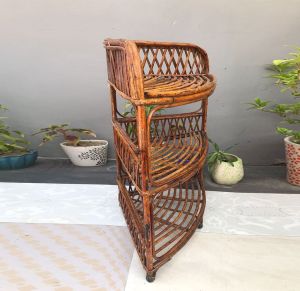 Cane Triangle Shoe Rack