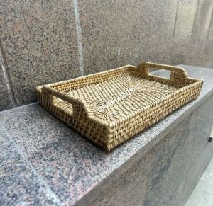 Cane Serving Tray