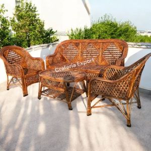Cane Outdoor Sofa Set