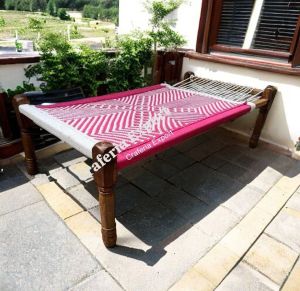 Single Bed Wooden Charpai