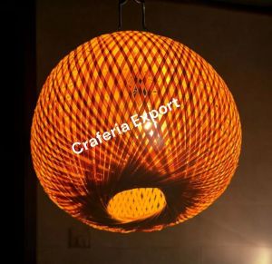 Rattan Hanging Light