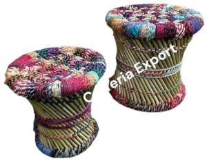 Multicolor Bamboo Mudha Set