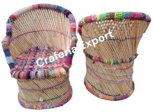 Chindi Weave Bamboo Furniture Set