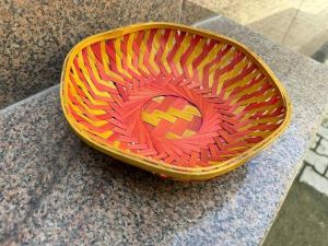 Bamboo Kitchen Basket