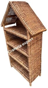 Cane Hut Shaped Footwear Rack