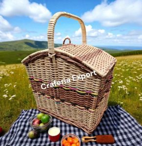 Cane Wicker Basket