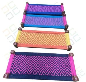 Cotton Rope Wood Bench