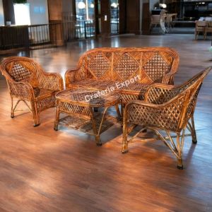 Cane Outdoor Sofa Set