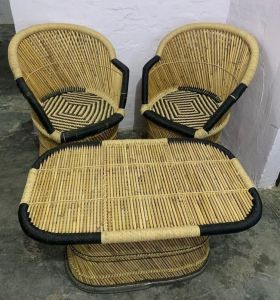 Bamboo Dining Table Furniture Set