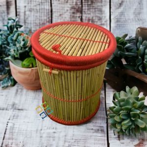 Bamboo Round Basket