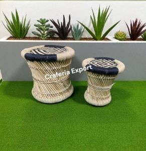 Black & Beige Bamboo Mudha Set