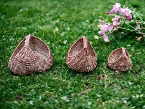 Cane Rattan Moon Gift Basket