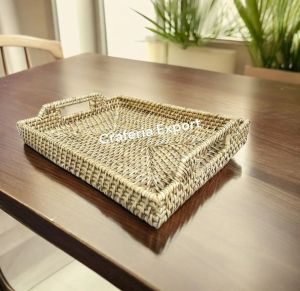 Cane Serving Tray