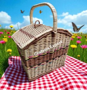 Cane Wicker Basket