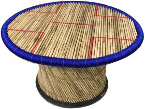 Round Bamboo Table