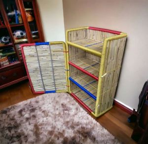 Bamboo Shoes &AMP; Slippers Shelves Rack