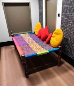 Single Bed Wooden Charpai
