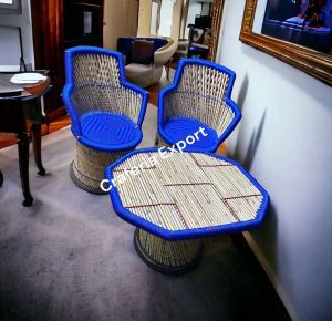 Ullucut Shaped Bamboo Furniture Set