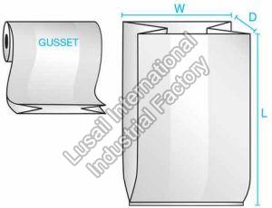 Gusseted Polyethylene Bag
