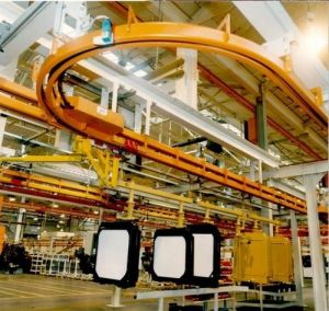 Industrial Overhead Conveyor System