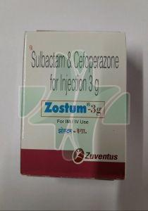 Zostum 3G Sulbacam Cefoperazone Injection