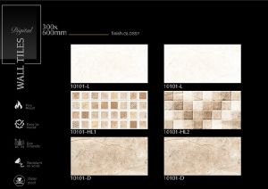 Classic Beige Mosaic Glossy Ceramic Wall Tiles
