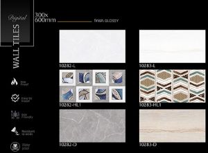 Abstract Grey Glossy Ceramic Wall Tiles