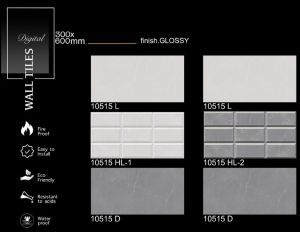 Classic Brick Gloss Finish Ceramic Wall Tiles