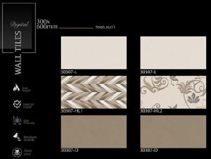 Classic Chevron Matt Finish Ceramic Wall Tiles