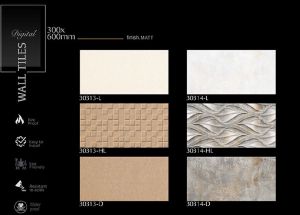 Earthy Wave Texture Matt Ceramic Wall Tiles