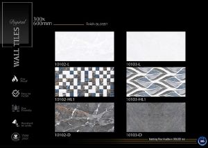 Elegant Stone Look Digital Ceramic Wall Tile